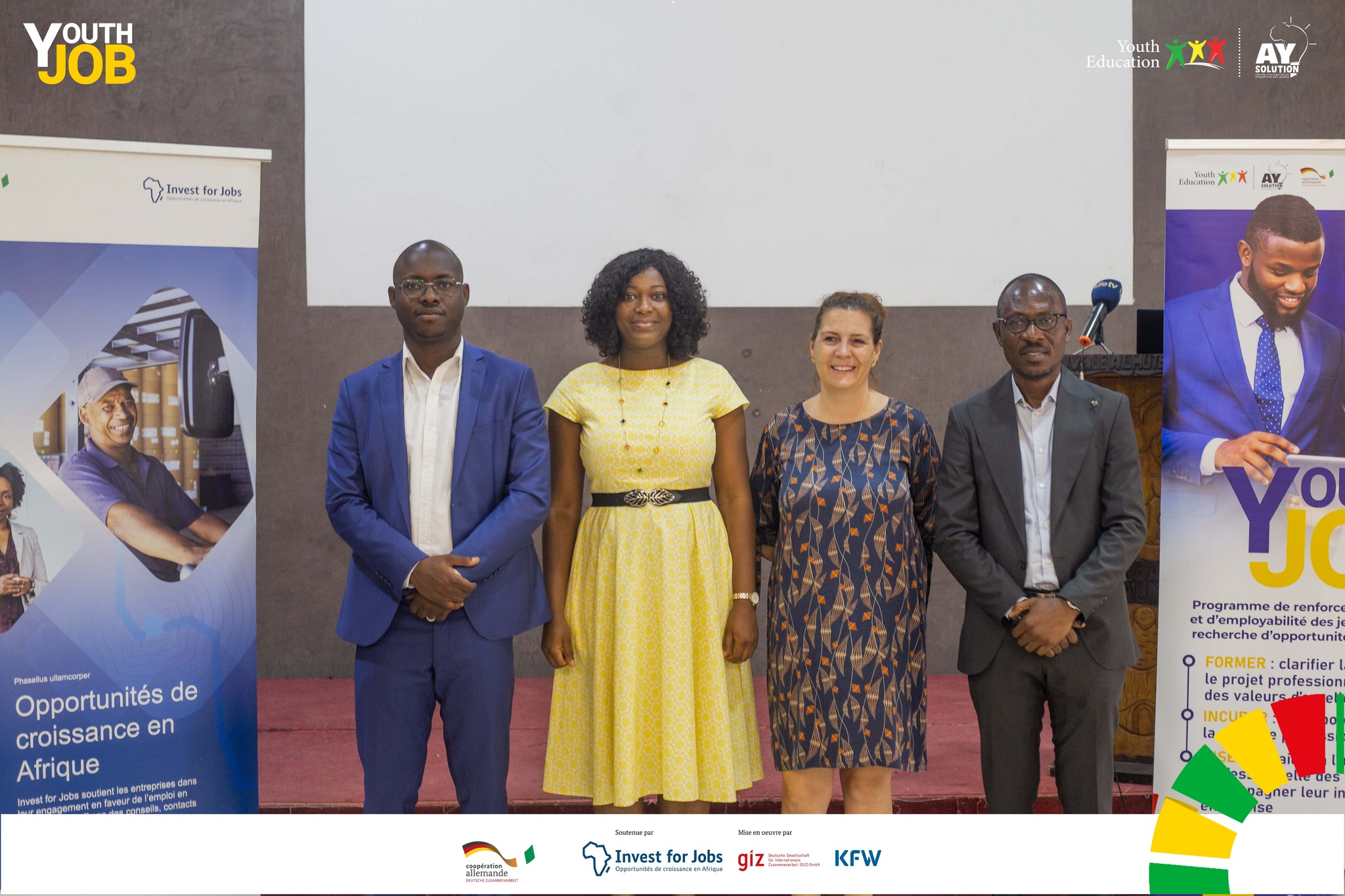 Youth Education et Invest For Job lancent le programme YOUTH JOB